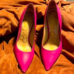 Hot pink, classic Sam Edelman heels